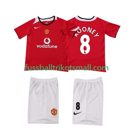 Fußballtrikots Manchester United ROONEY 8 2006 Retro Kinder 2005 Kurzarm Heimtrikotsatz kaufen